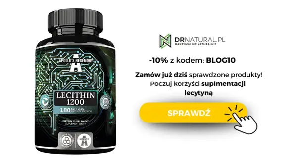 Lecytyna 1200 mg na wsparcie organizmu. Zamów z kodem BLOG10 i poczuj korzyści suplementacji lecytyną!