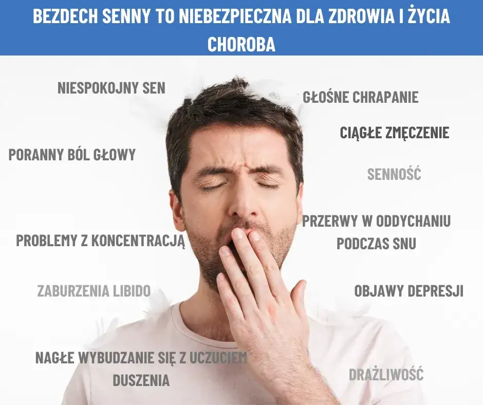 objawy bezdechu sennego
